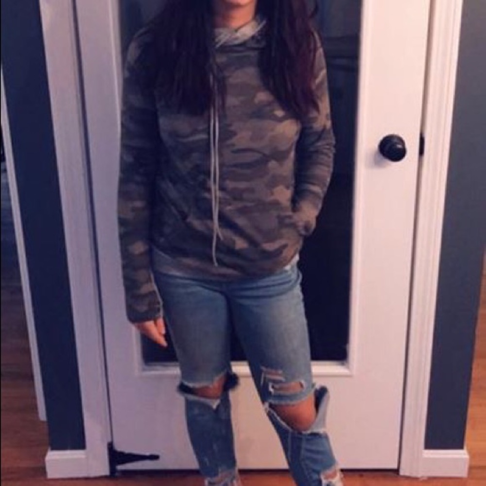 Camo double hood